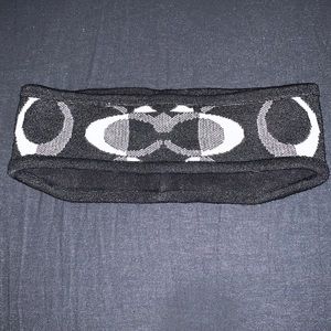 Coach reversible sparkle ear warmer